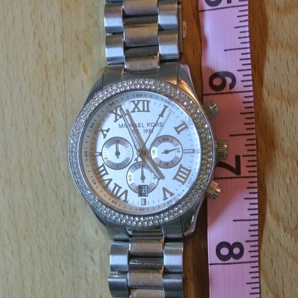 Classic Michael Kors Layton Chronograph Crystal Accented MK5667 - Picture 6 of 7